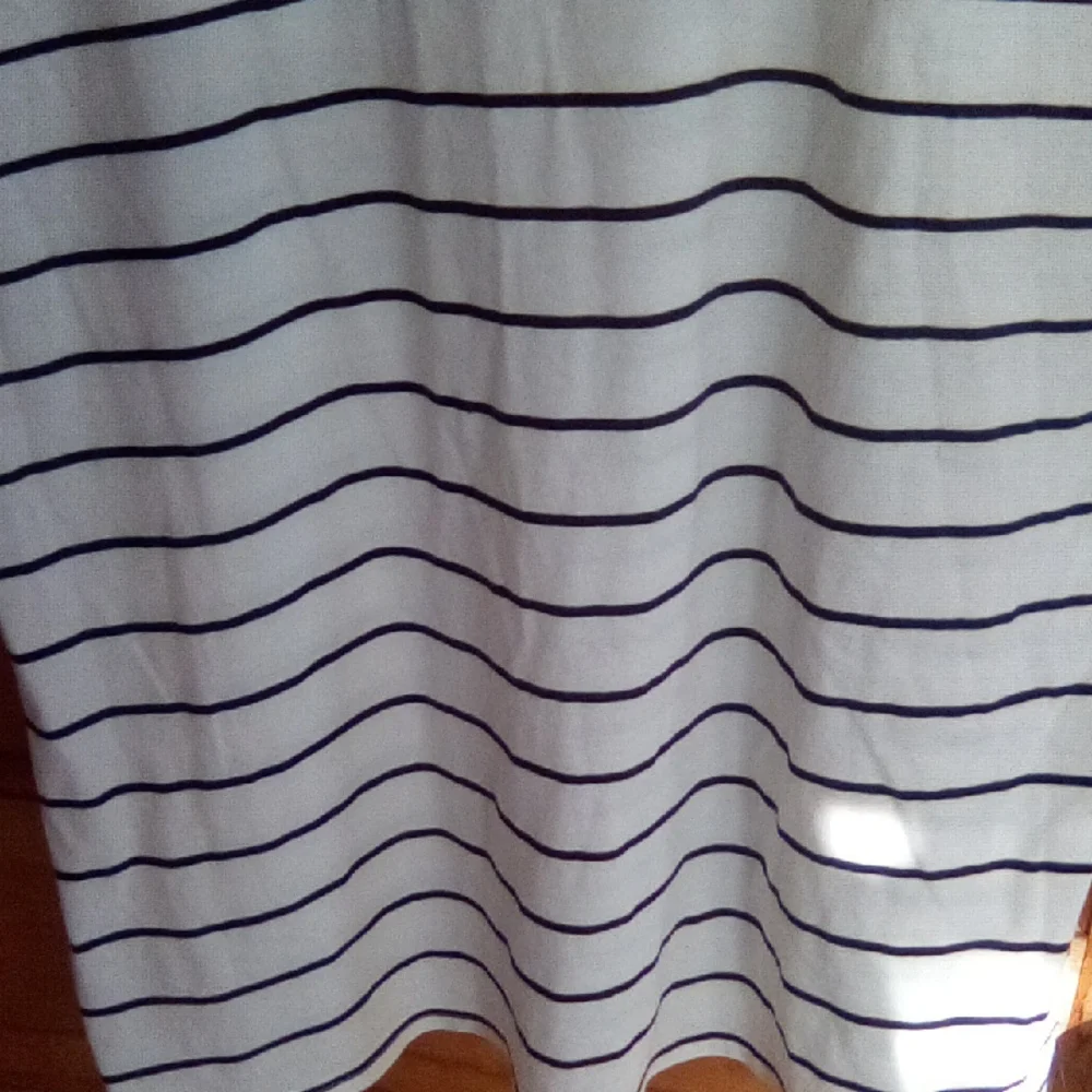 Garnet Hill Navy Striped Short Sleeve Tee - Picture 11 of 11